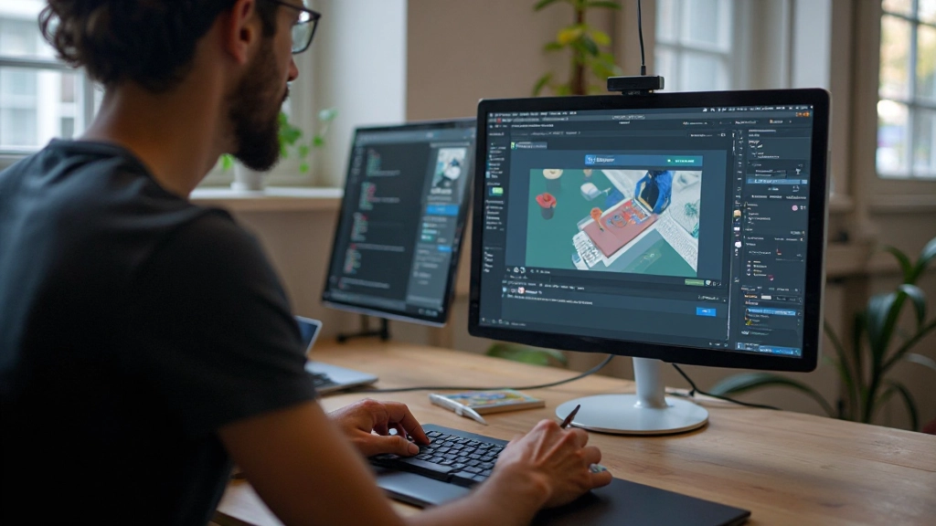 Figma design workspace met components library